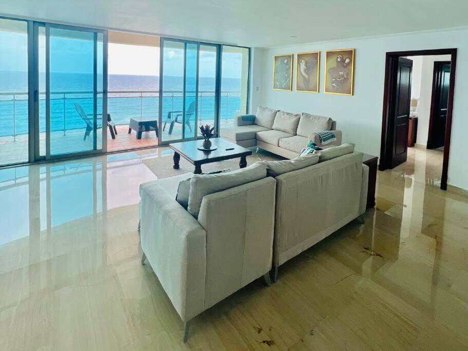 Beach Front Penthouse In Exclusive Tower Santo Domingo Esterno foto